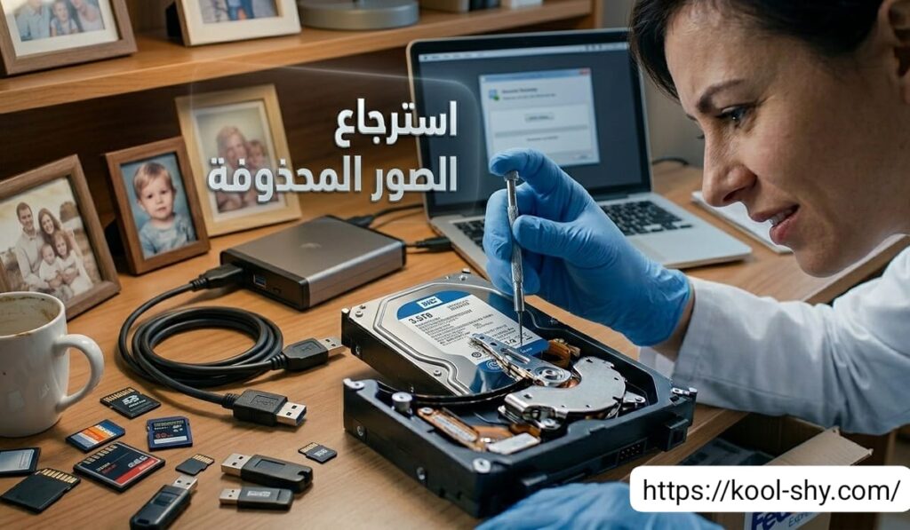 استرجاع الصور المحذوفة