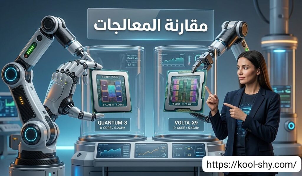 مقارنة المعالجات